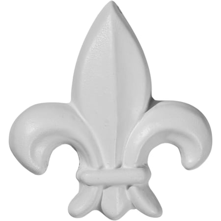 Ekena Millwork 2 1/8"W x 2 1/4"H x 3/8"P Swindon Fleur de Lis Onlay ONL02X02SW